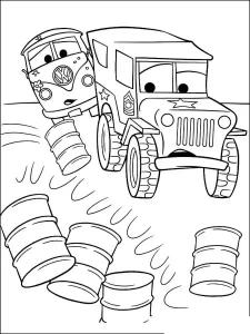 cars adventure coloring page