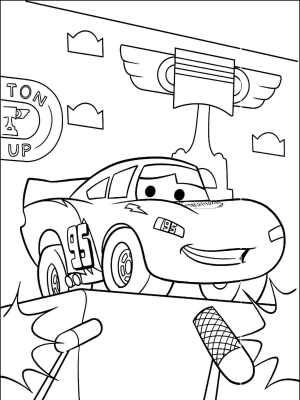 free race car victory coloring page for boys