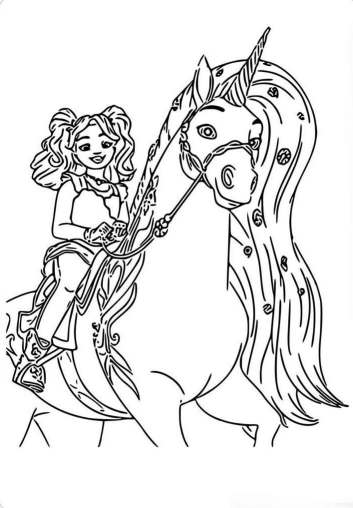 sophia wildstar unicorn academy coloring pages riding