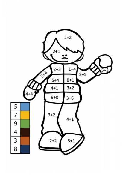space astronaut addition coloring page