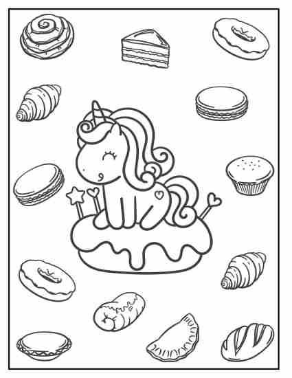 super cute baby unicorn coloring pages treats collection